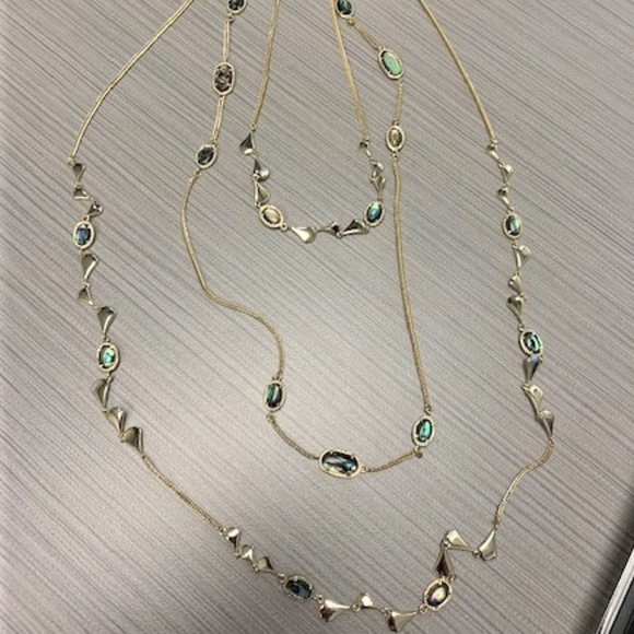 Kendra Scott Long Triple Strand Necklace - RETIRED - Picture 2 of 8